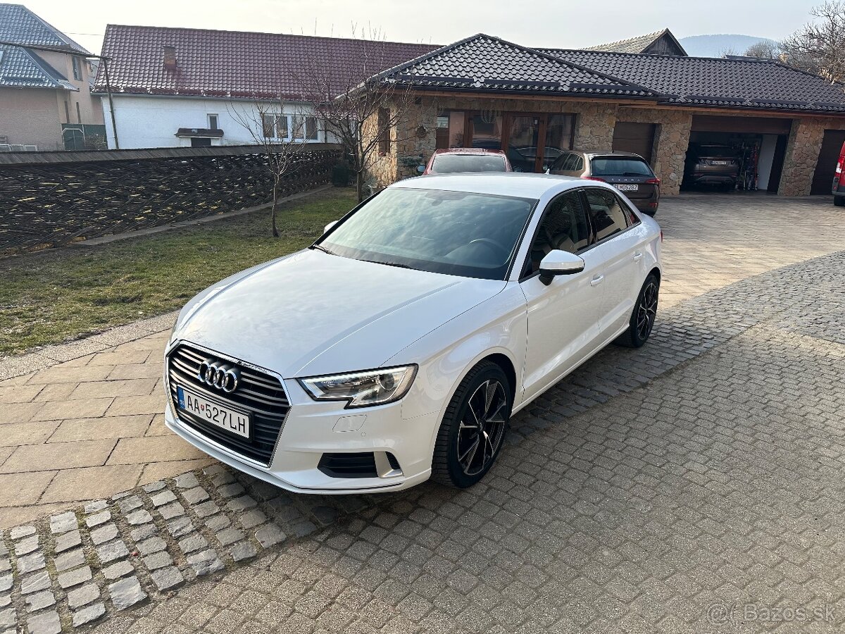 Audi A3 sedan 2017 1,6 tdi 85kW 79tisíc km webasto