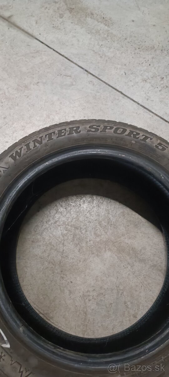 Predám zimné pneumatiky Dunlop winter šport 5