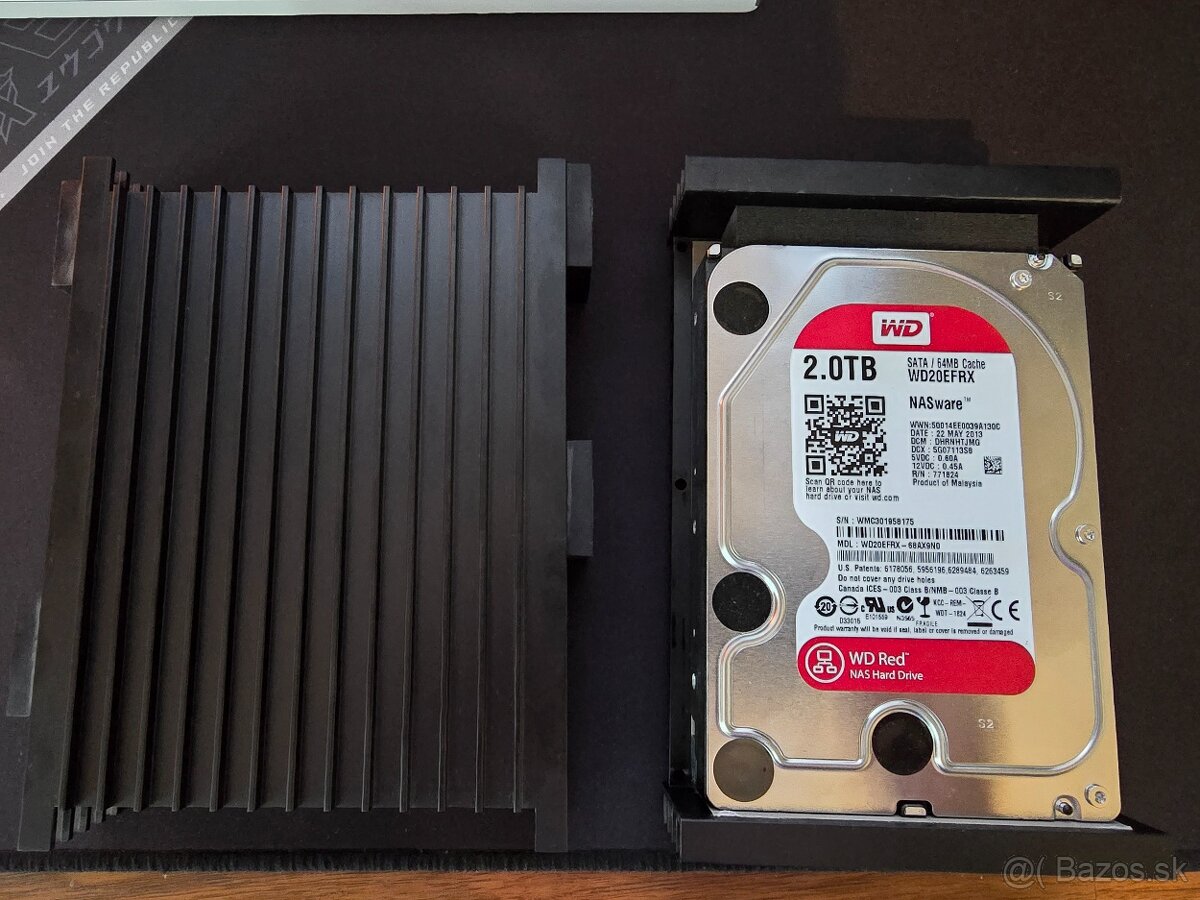 WD RED 2TB, himuro box chladic