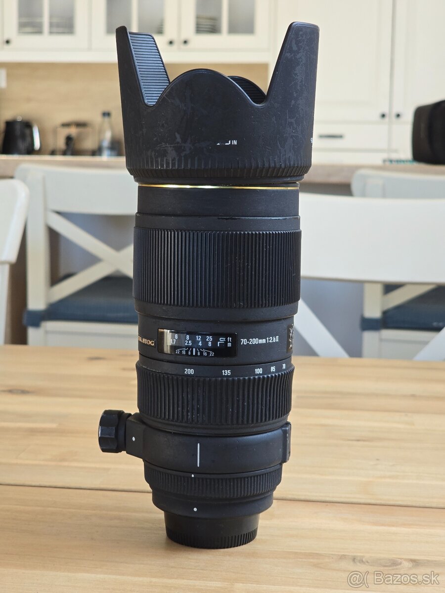 Sigma 70-200 mm F 2,8 II EX DG MACRO HSM pre Nikon