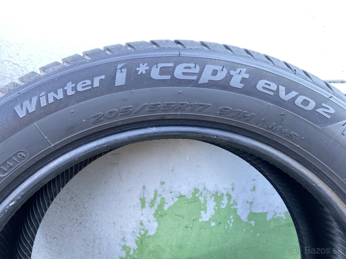 205/55r17 91H. zimne.  /m+S Hankook Winter Icept evo 2