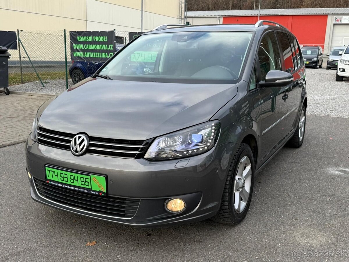 ►VW TOURAN 1,4 TSI HIGHLINE - 103 kW, NAVI, AUTOM.PARKOVÁNÍ◄