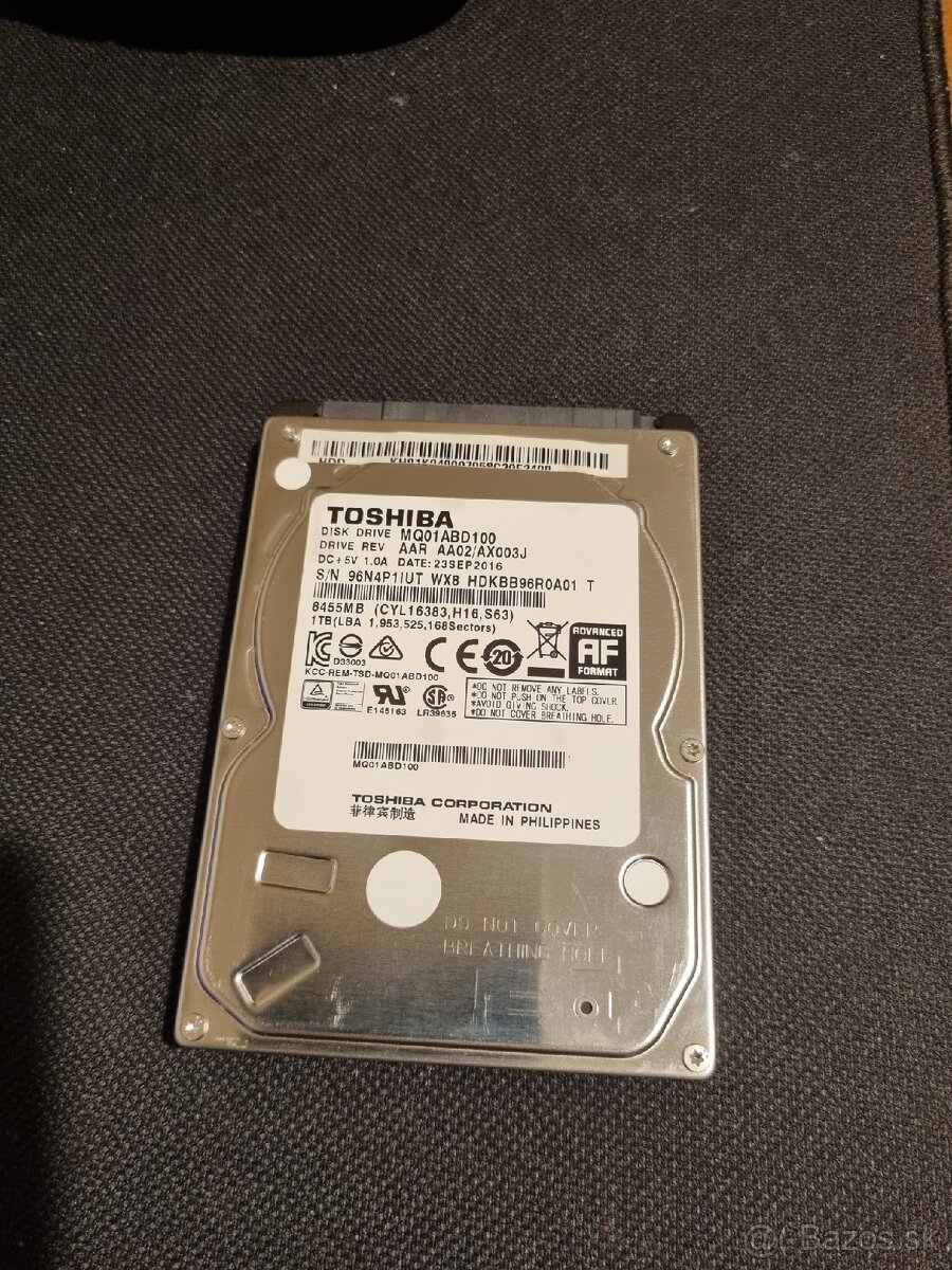 1TB 2.5" HDD