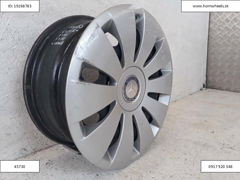 Mercedes A, B orig. plechové disky R15 1239