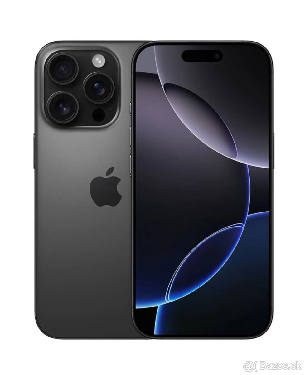 iPhone 16 Pro 128 GB čierny titán