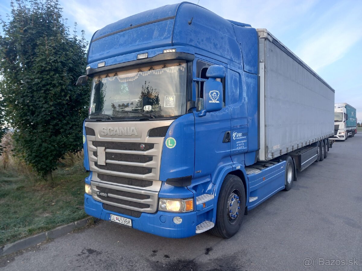 Scania R450 + náves Schwarzmuller