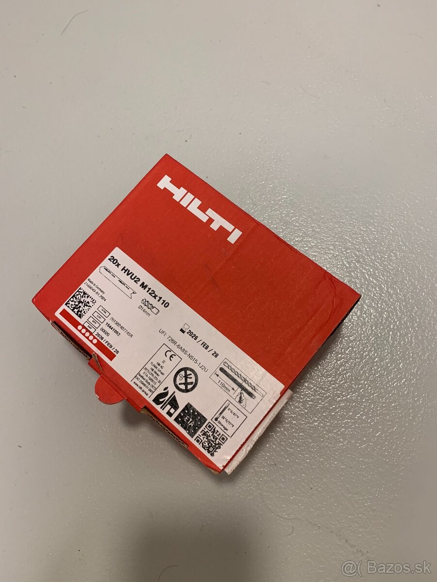 Hilti chemická patrona