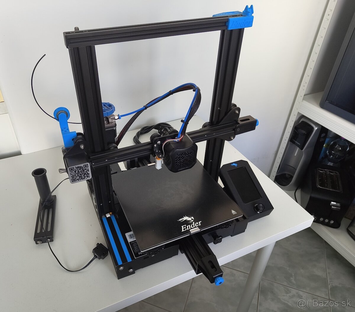 3D tlačiareň Ender 3 v2 + BLtouch + kovový extruder a prísl.