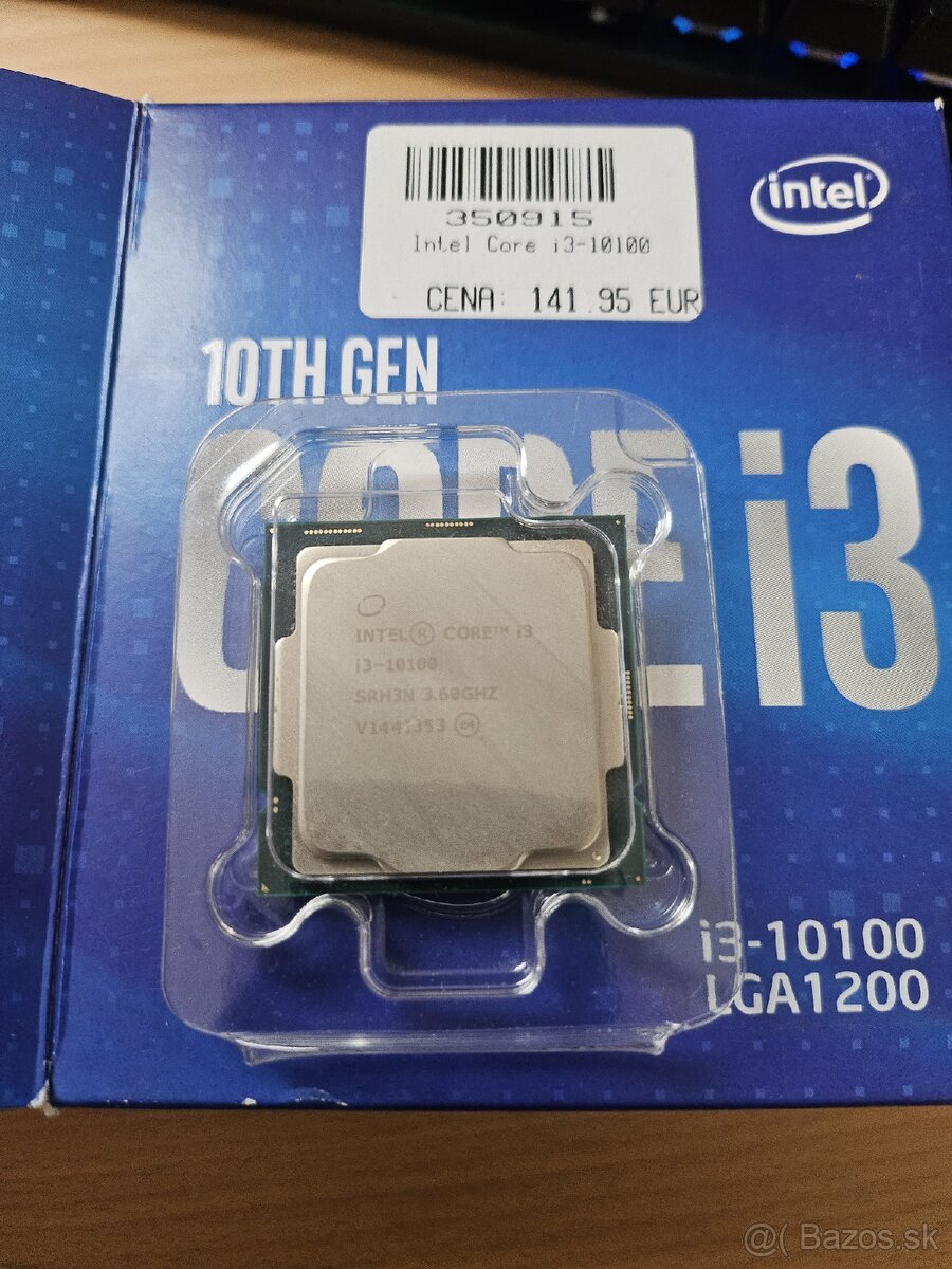 Predám i3 10100 LGA1200