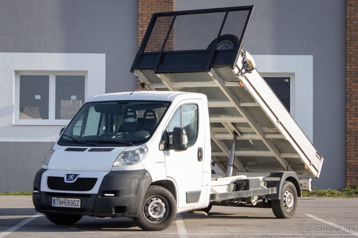 Peugeot Boxer 2,2 HDi Vyklápač valník /AJ NA SPLÁTKY/