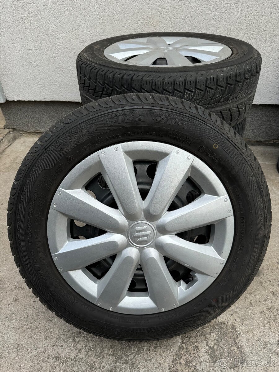 205/60R16 Zimne Suzuki+ disky 6Jx16CH ET50+puklice