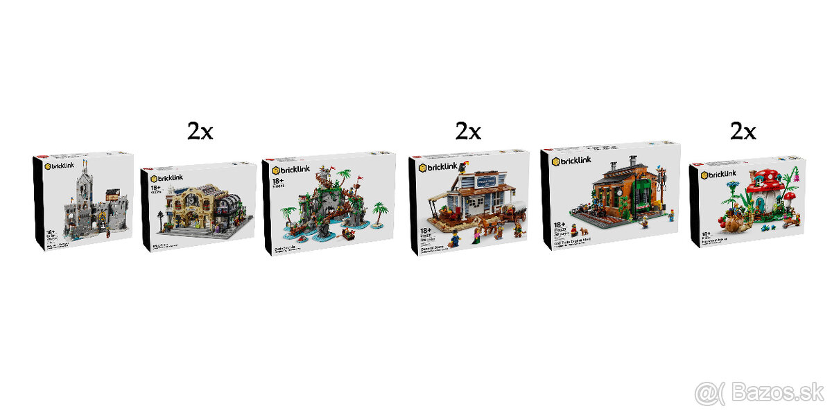 LEGO - zbierka Bricklink 9 setov - vzácne - nerozbalené