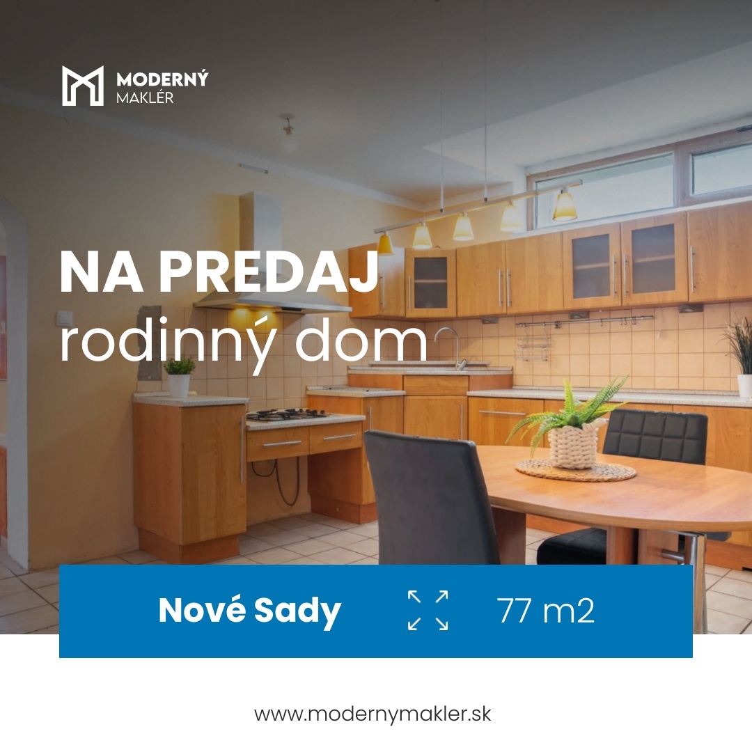 NA PREDAJ RODINNÝ DOM V KRÁSNEJ A TICHEJ OBCI LEN 15KM OD NR