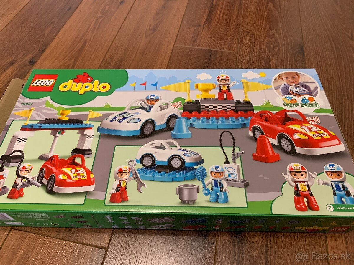 Predám Lego DUPLO 10947 - Pretekárske autá - Race Cars