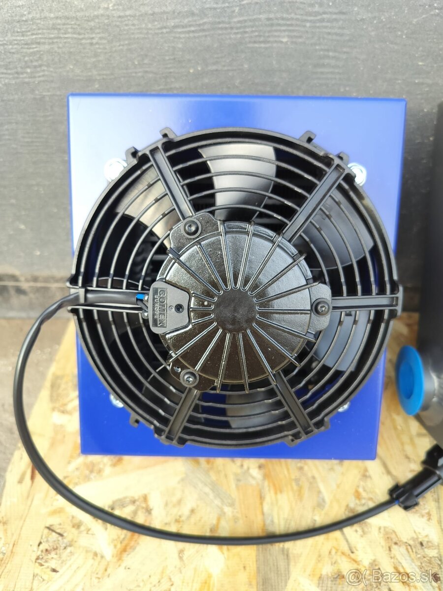 Chladič hydraulického oleje, ventilátor, hydraulický chladič