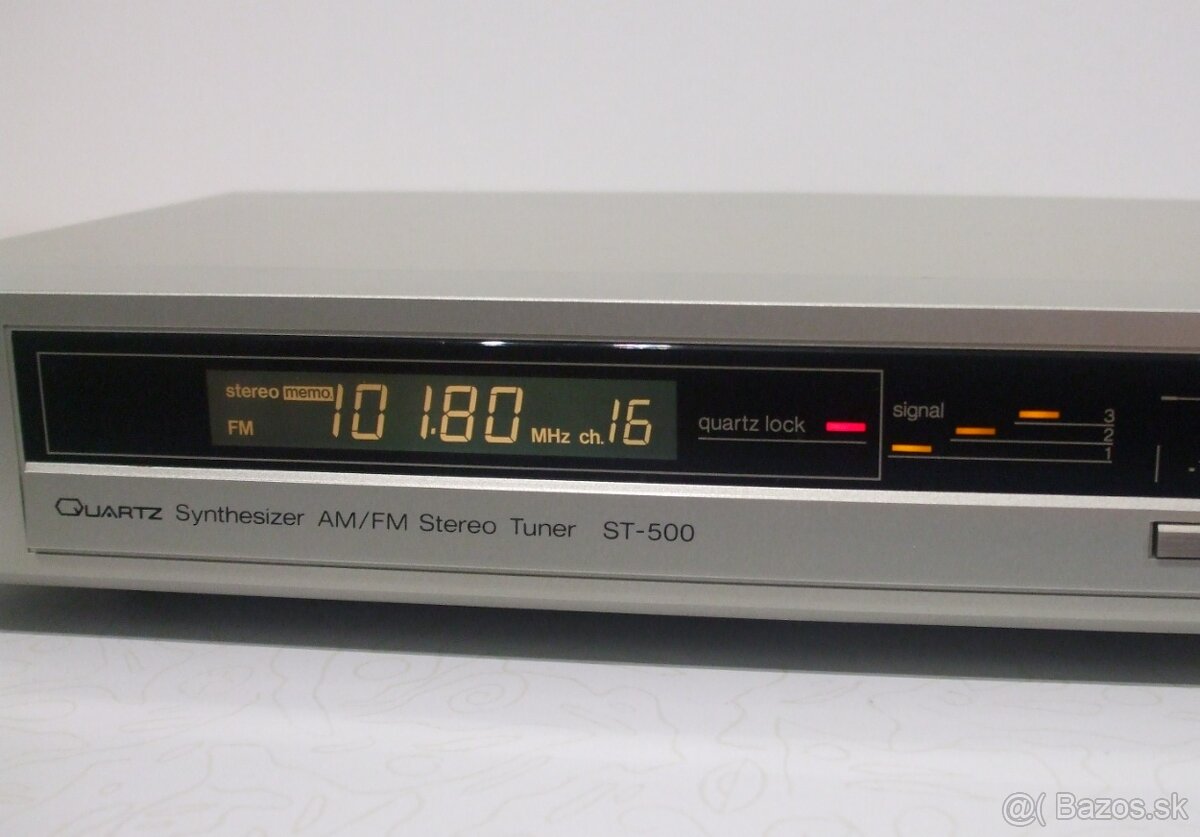 Tuner TECHNICS ST-500 strieborny = vyroba JAPAN