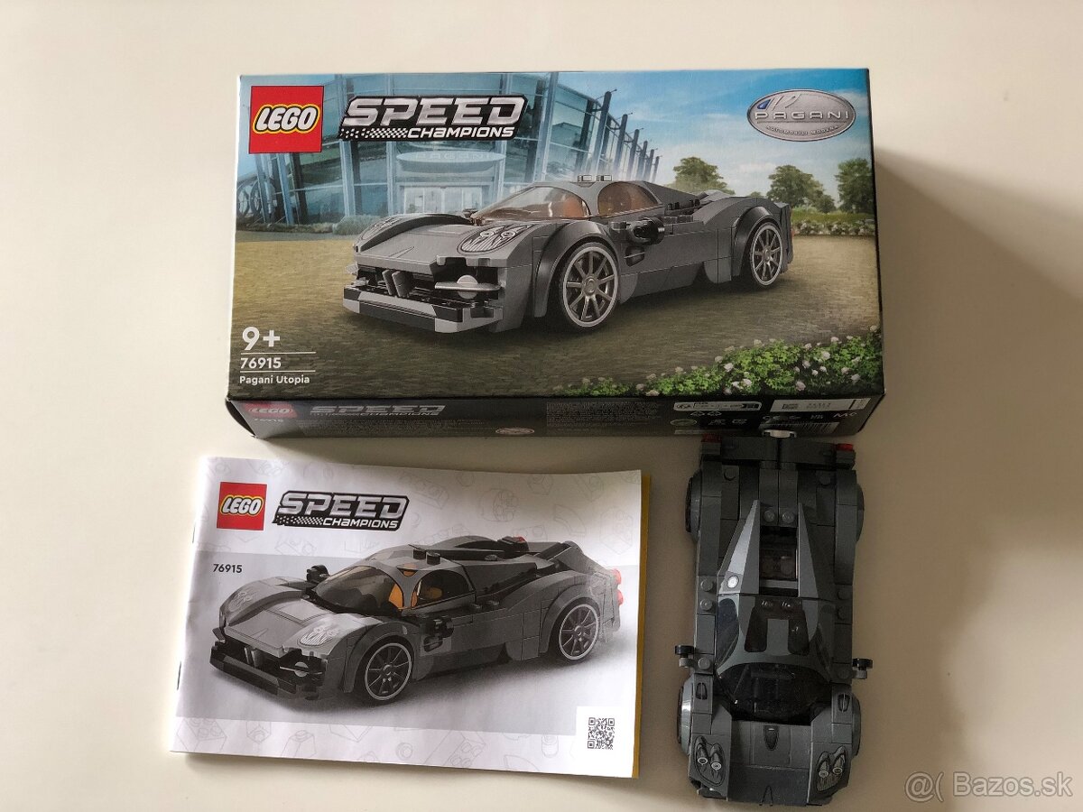 LEGO 76915 šedé auto speed Champion