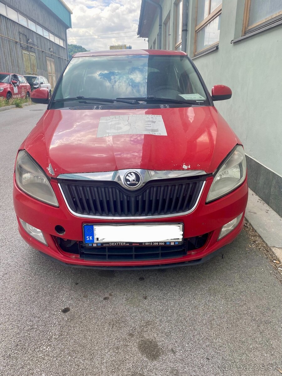 NEPOJAZDNÁ Škoda fabia 3kova kombi 1.6, 55 kW, nafta