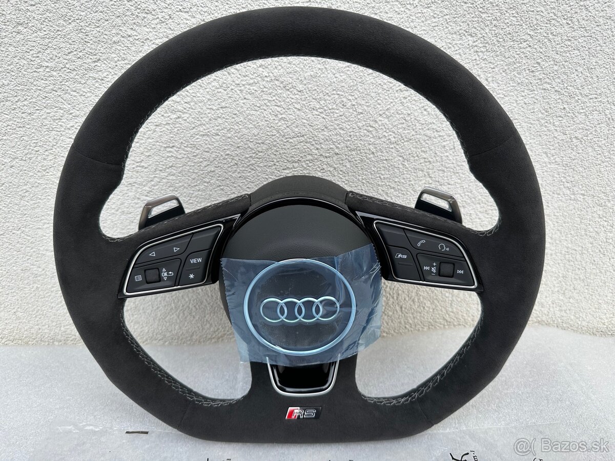 Audi sportovy alcantara volant sedy RS3 RS4 RS5 B9