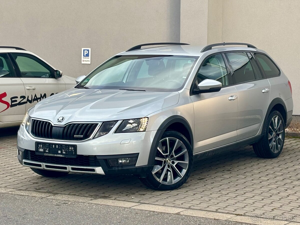 Škoda Octavia SCOUT 2.0 TDI 135kW DSG 4x4 r.2019 odp. DPH