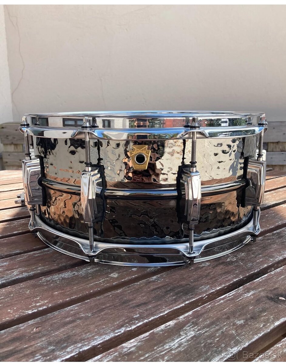 Vymením Ludwig Black beauty hand hammered 14x6,5