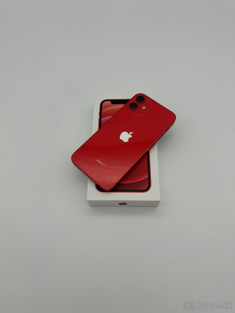 iPhone 12 Mini 128GB Product Red KOMPLET + DARČEK