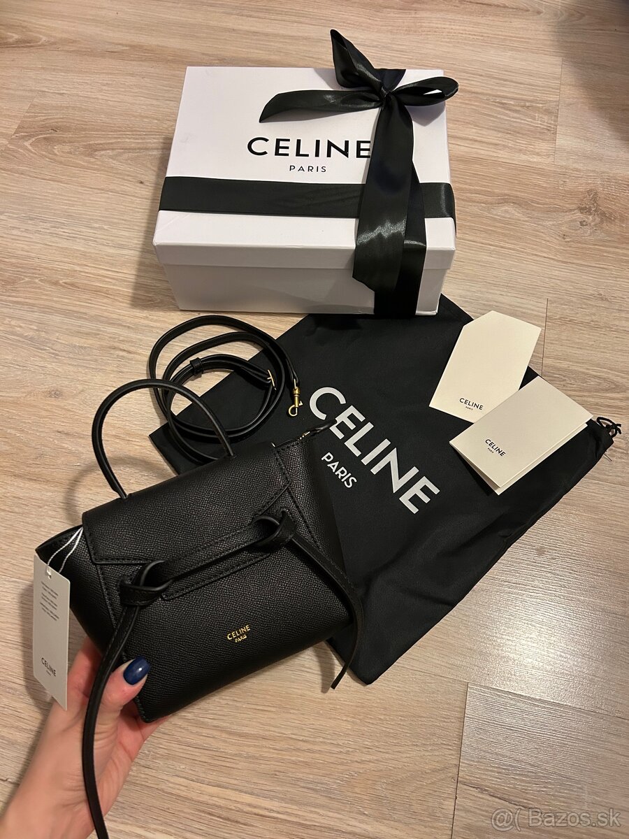 Celine pico belt bag s balením - čierna (CE1)