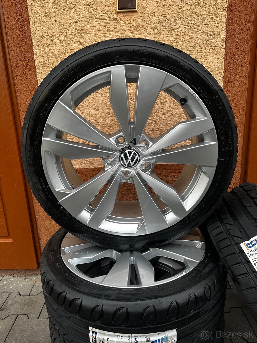 5x112 R18 7,5J ET50 Volkswagen + 225/40 R18 letné 2023