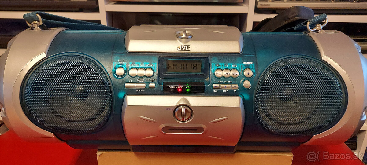 Predám boombox rádiomagnetofón s CD JVC RX-B55LTD