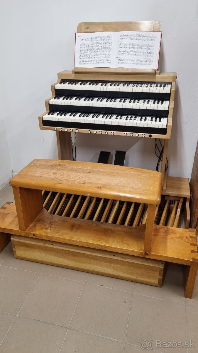 MIDI konzola organ varhany pre Hauptwerk