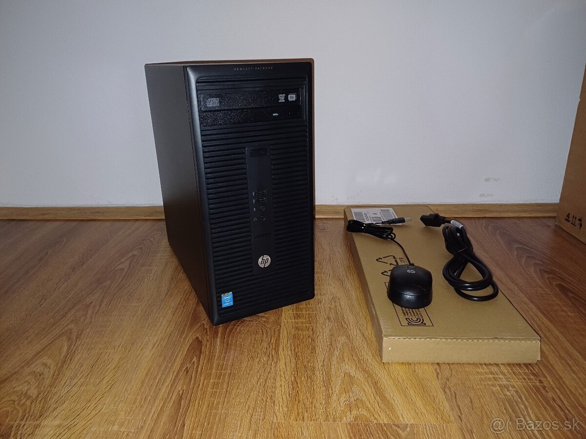 HP 280 G1, i3 4160, 4GB RAM, 240GB SSD, 500GB HDD