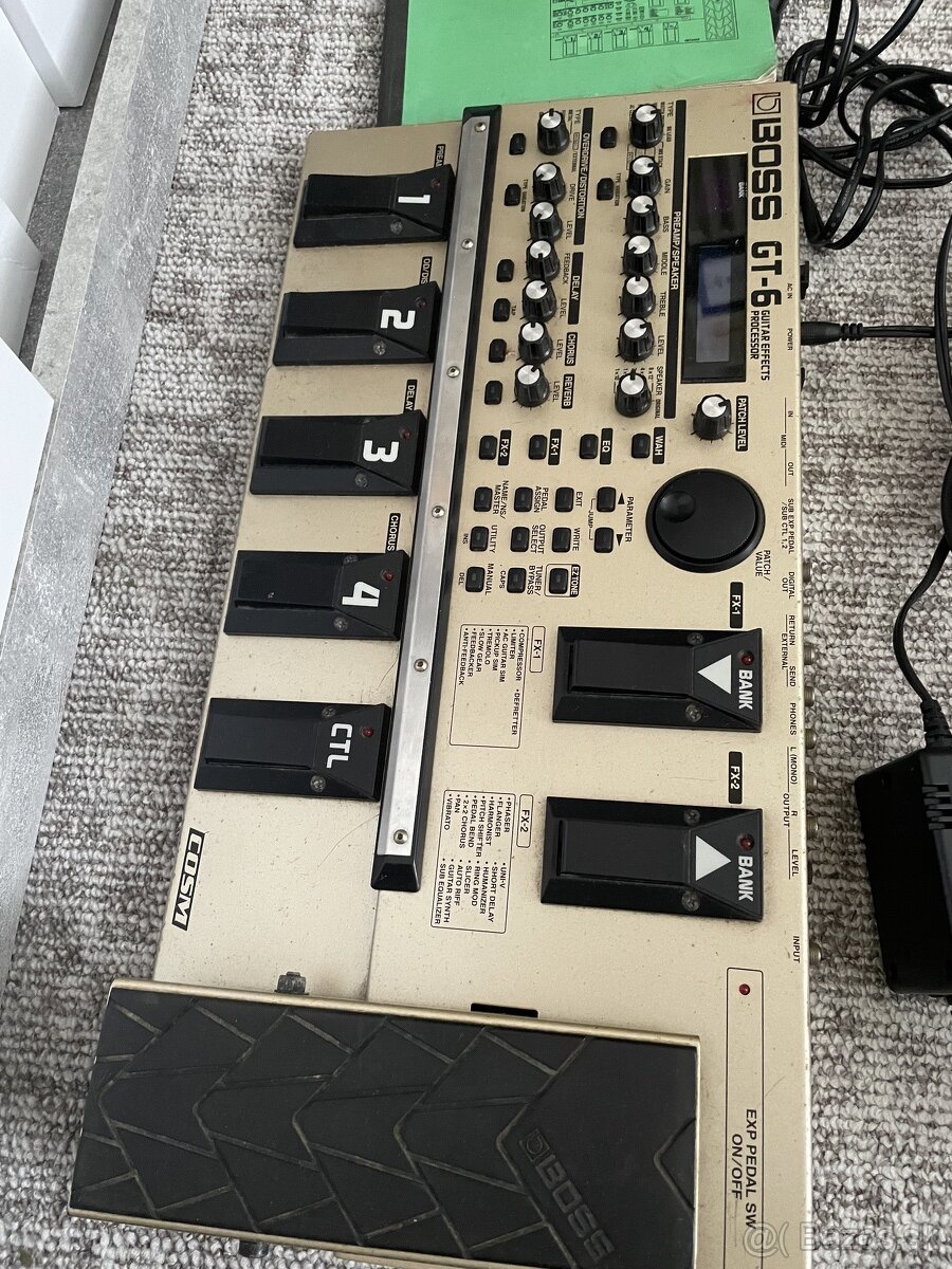 boss gt-6 effects processor