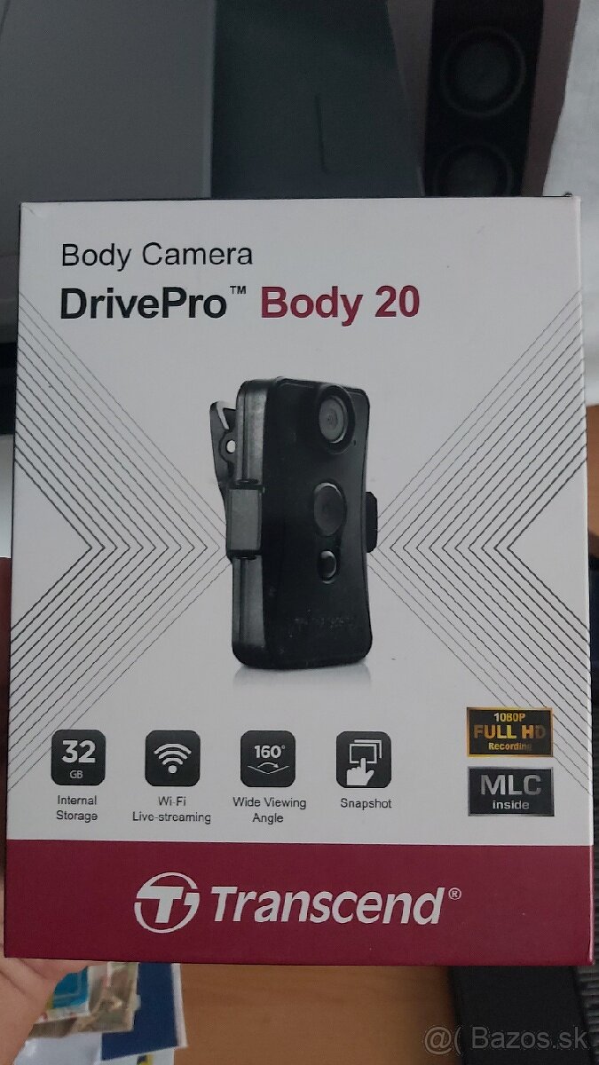 Transcend body camera drivepro body 20