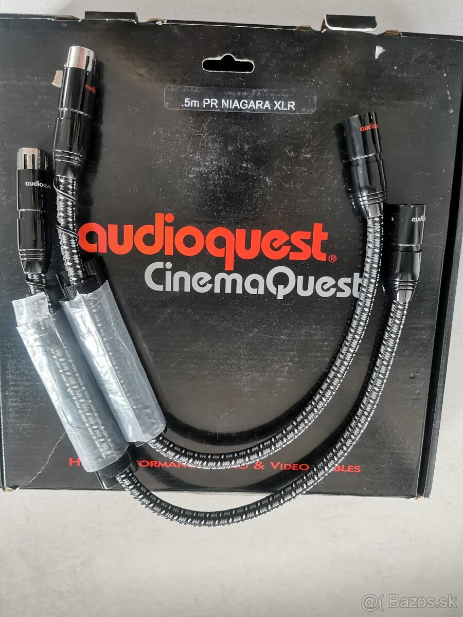 AUDIOQUEST Niagara XLR 0,5m STRIEBRO