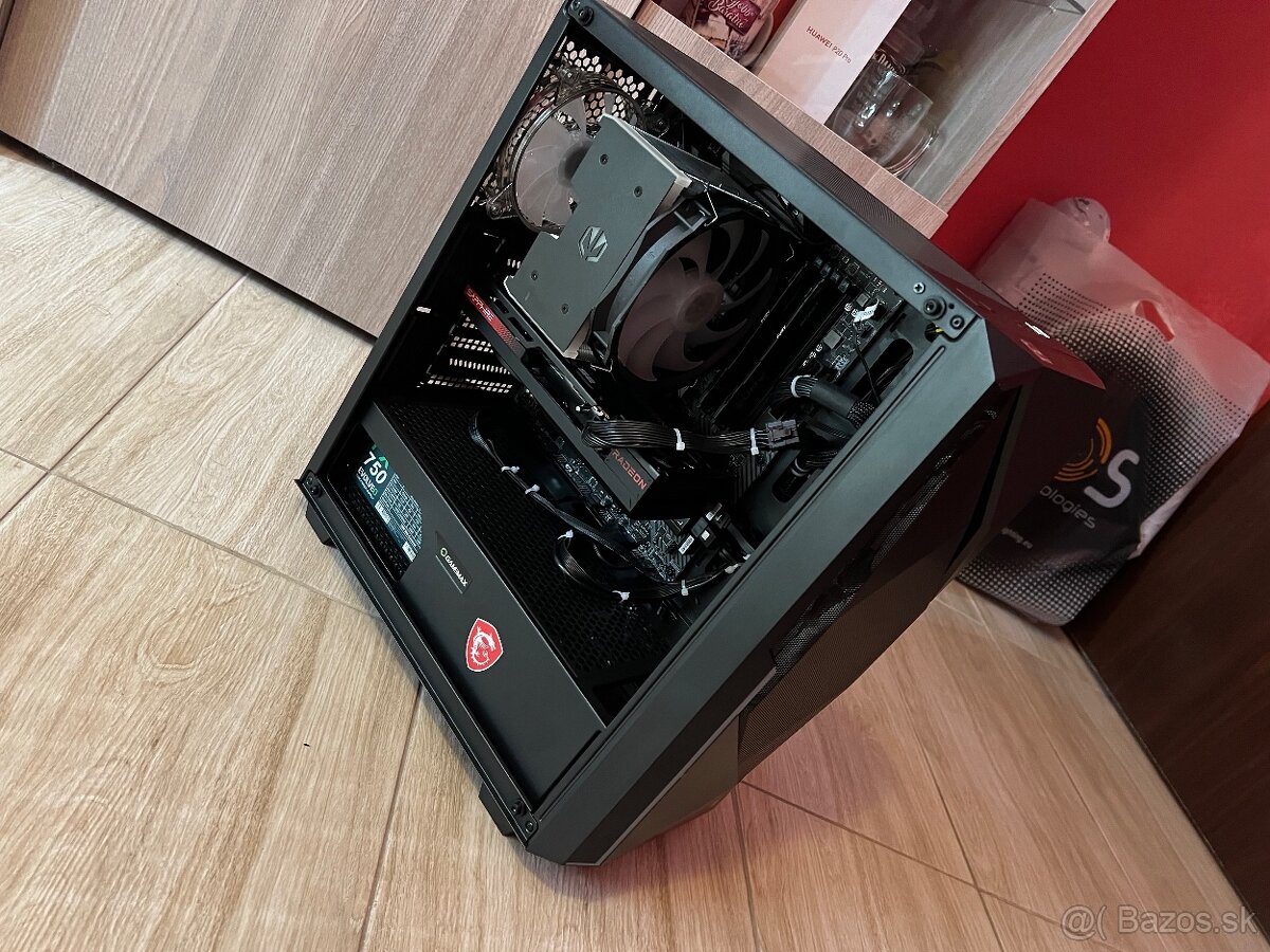 Herný PC/Ryzen 5/32GB RAM/256GB M.2 SSD/4TB HDD/AMD 7600 8GB