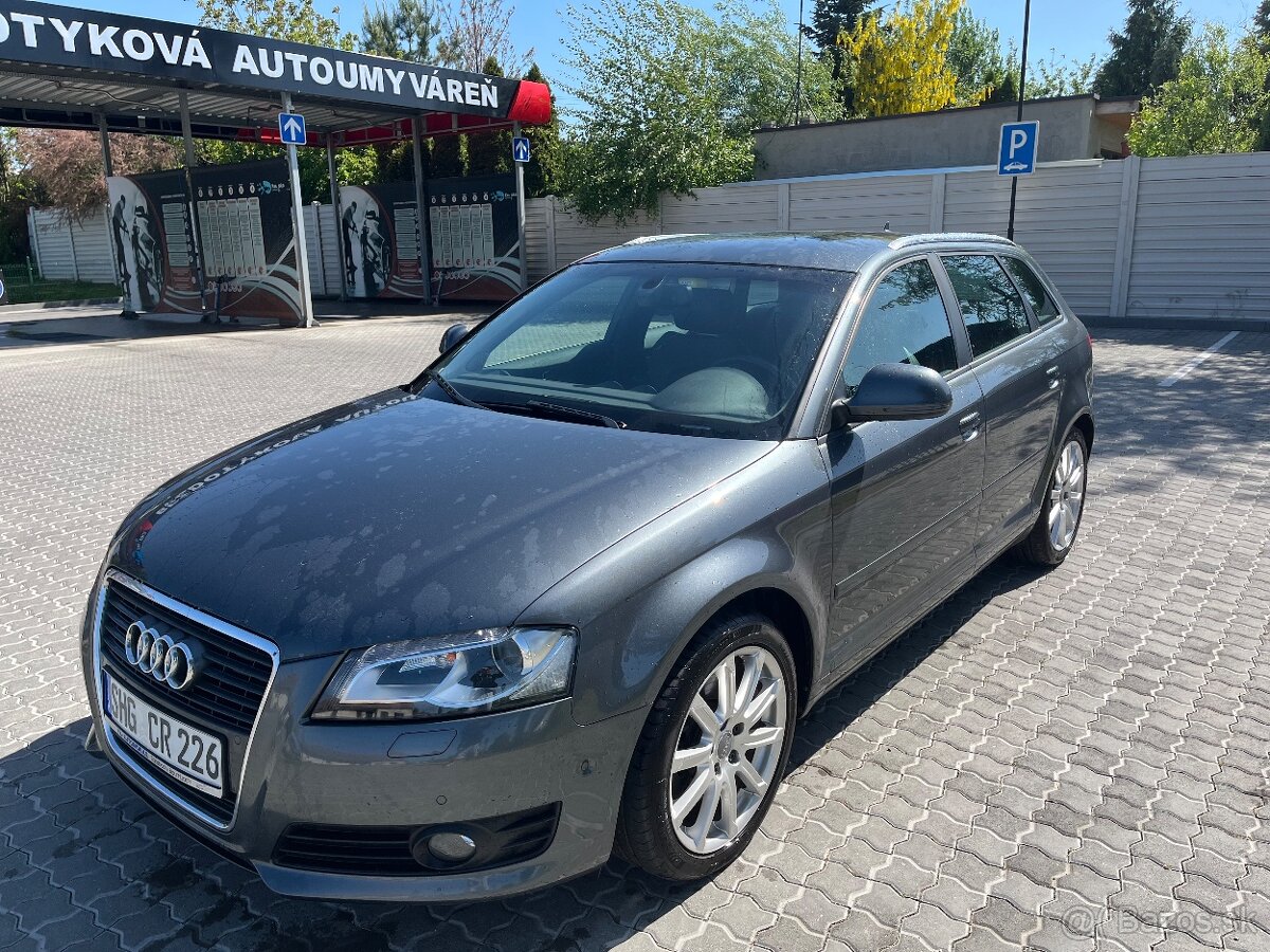 Audi A3 sportback 2.0 TDI DSG r.v 2010 bixenon top stav