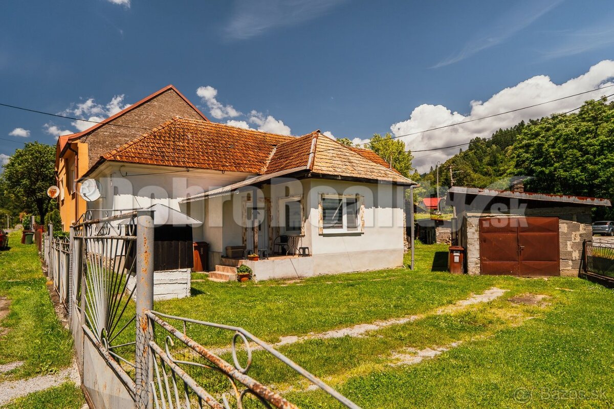 OD DNES EŠTE NIŽŠIA CENA: Suchý 3 izbový rodinný dom /chalup