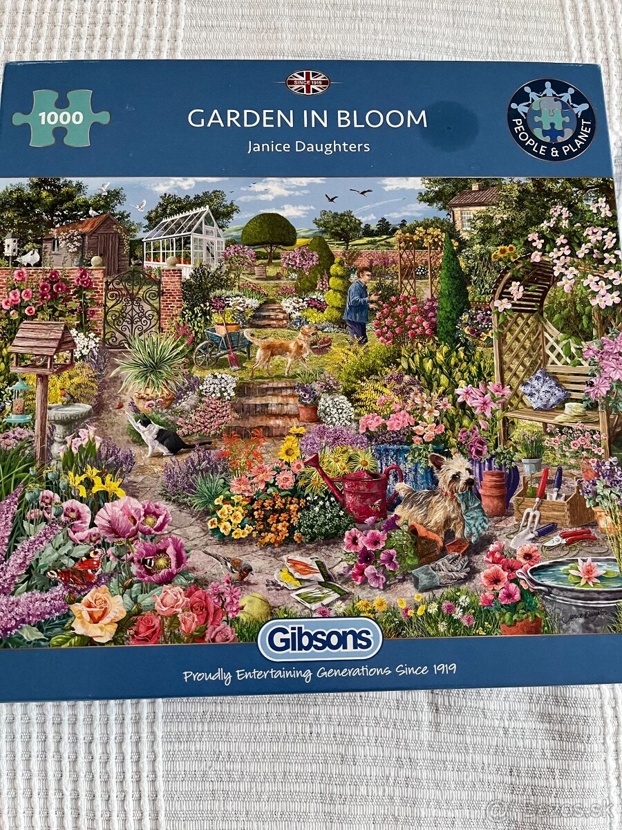 Puzzle Gibsons - Garden in bloom 1000 dielov