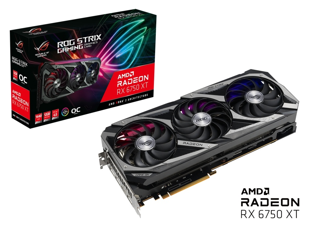 ASUS ROG STRIX Radeon RX 6750 XT O12G GAMING