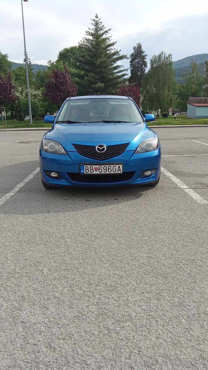 Mazda 3 1,6 77kw. Top stav.