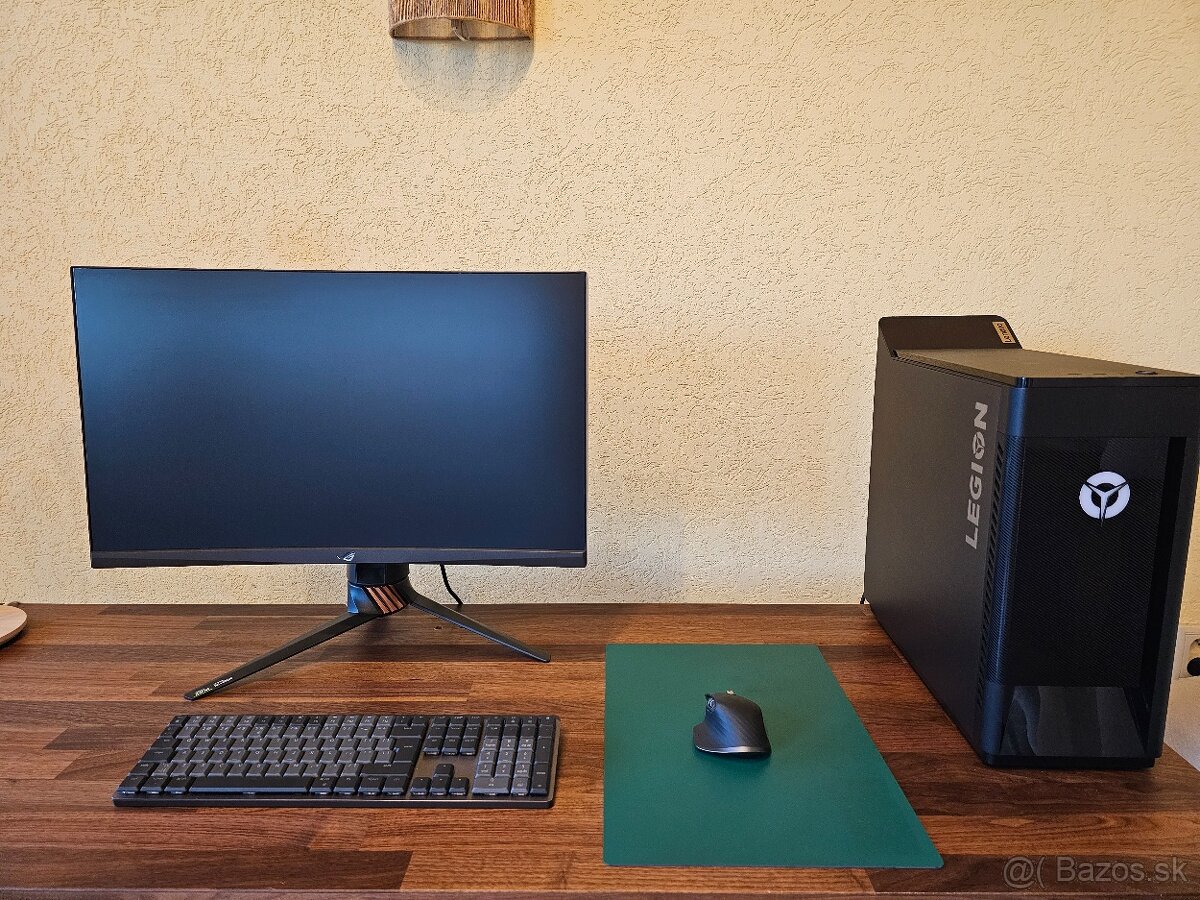 Herný PC Lenovo Legion + monitor ASUS ROG