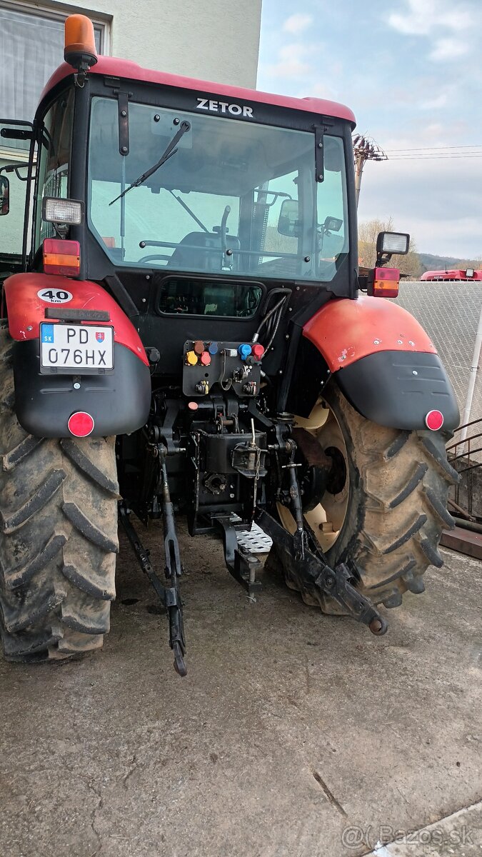 Zetor Proxima 8441,Vlečka s rukou.