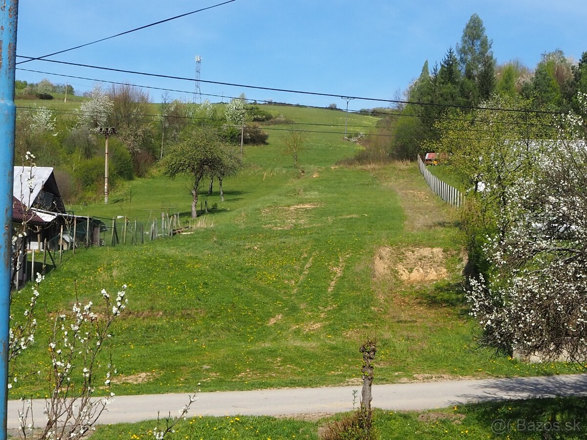 Na predaj krásny pozemok v obci Korunková s možnosťou stavať