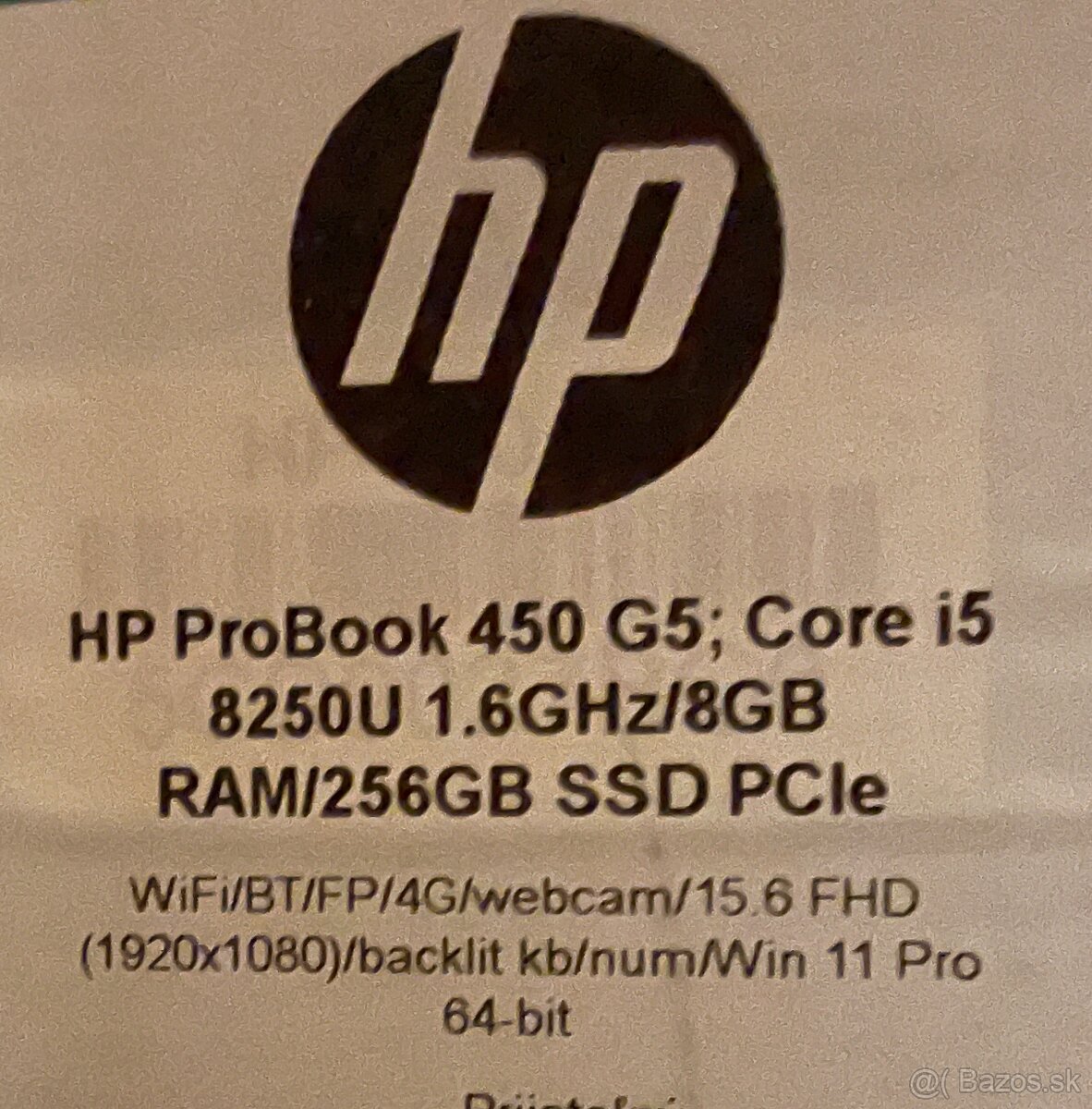 Predam vykonny HP ProBook 450 G5