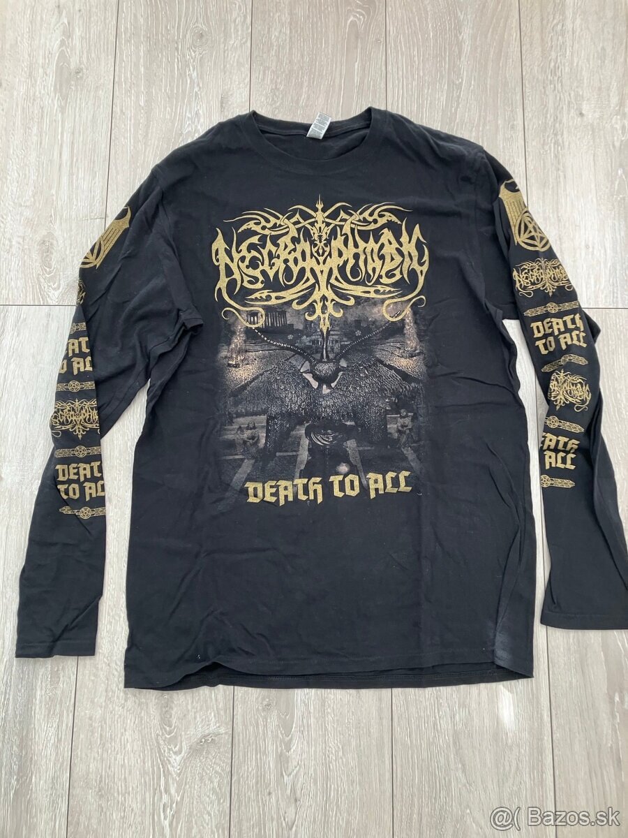 Necrophobic - Death to all - longsleeve, veľkosť L raritka