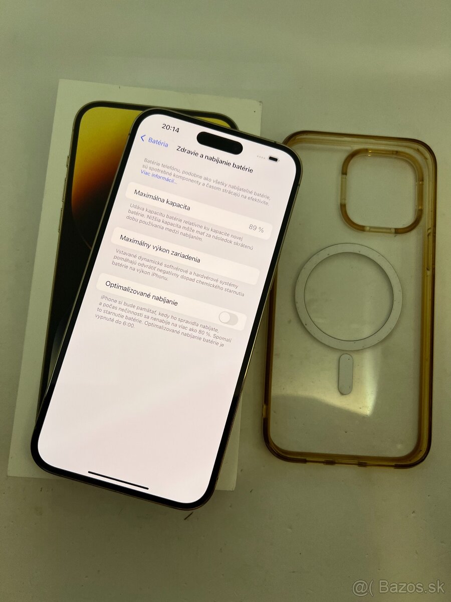 IPHONE 14 PRO MAX GOLD 256GB ZÁRUKA - STAV AKO NOVÝ