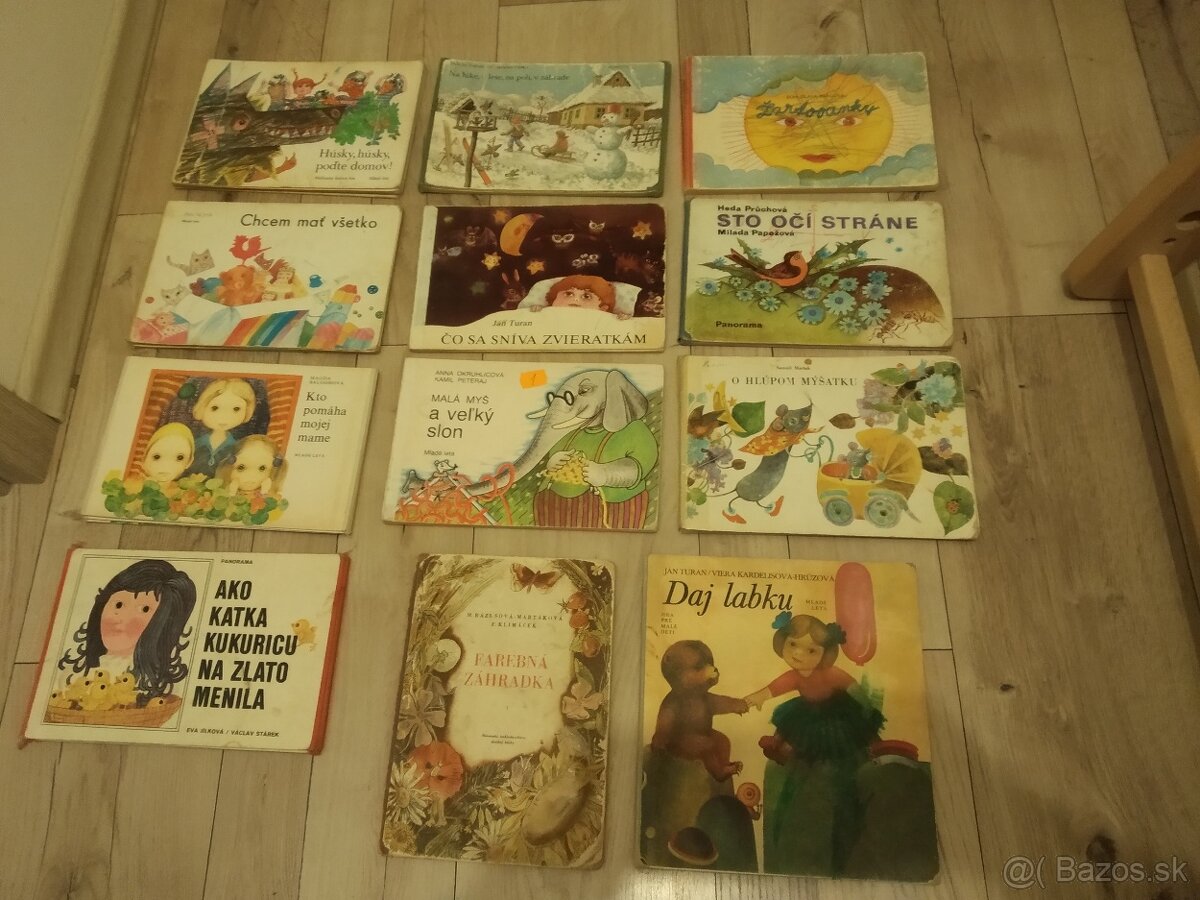 Staré leporelá, detské knihy