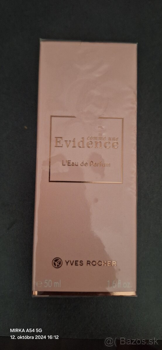 Novy zabaleny parfum EVIDENCE