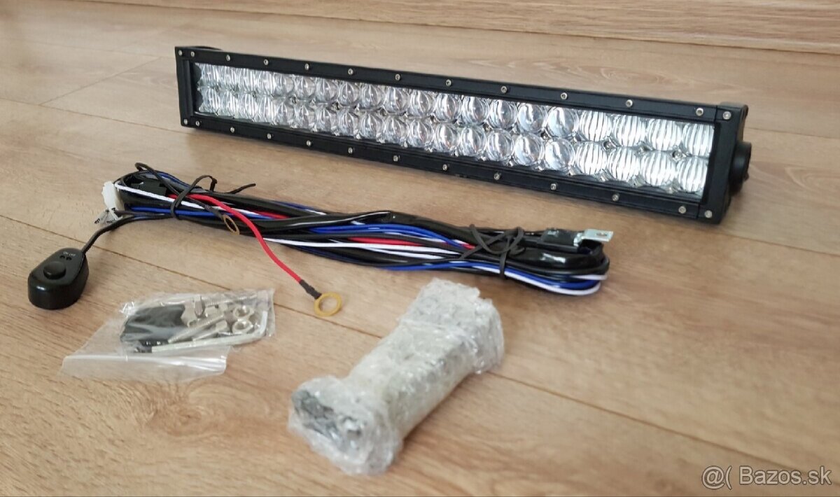 200W 5D LED RAMPA + KABELÁŽ