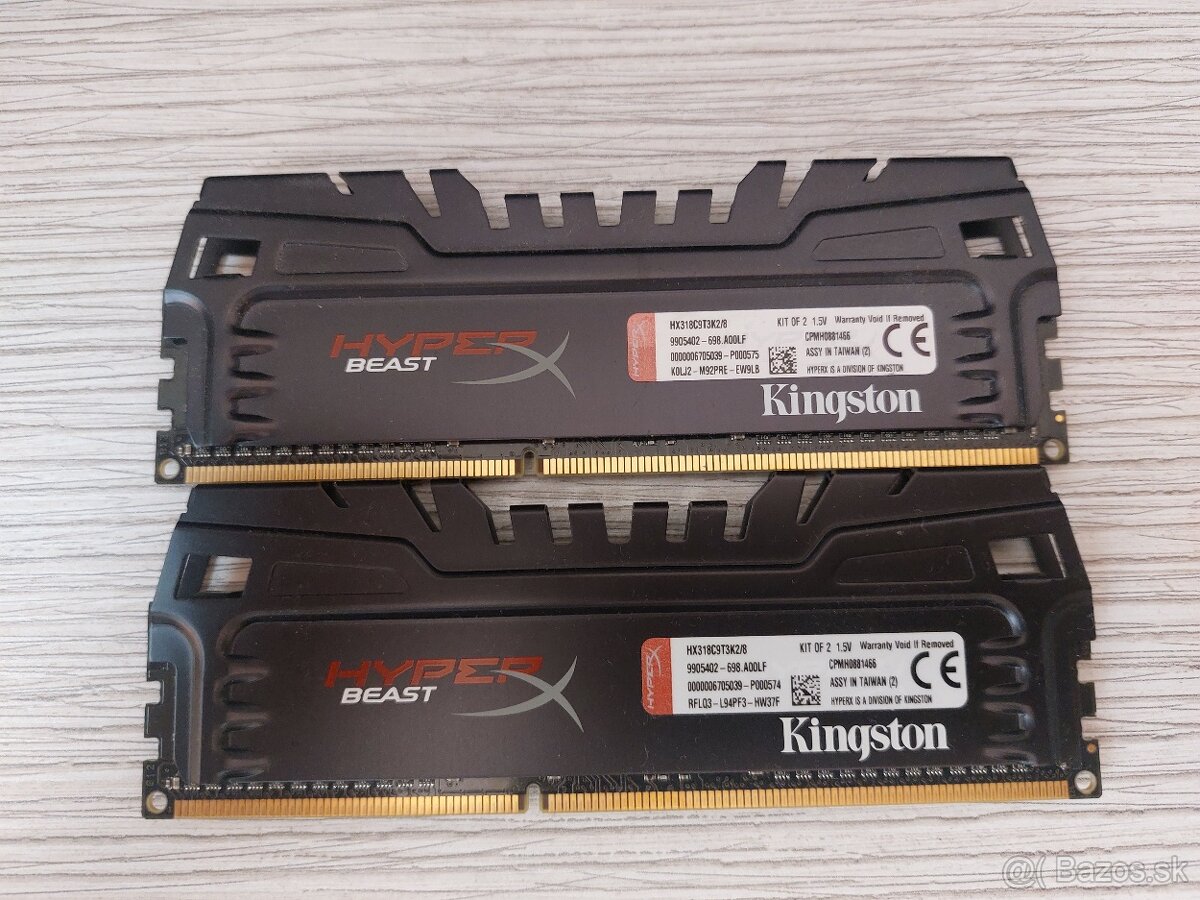 DDR3 - 2 x 4 GB